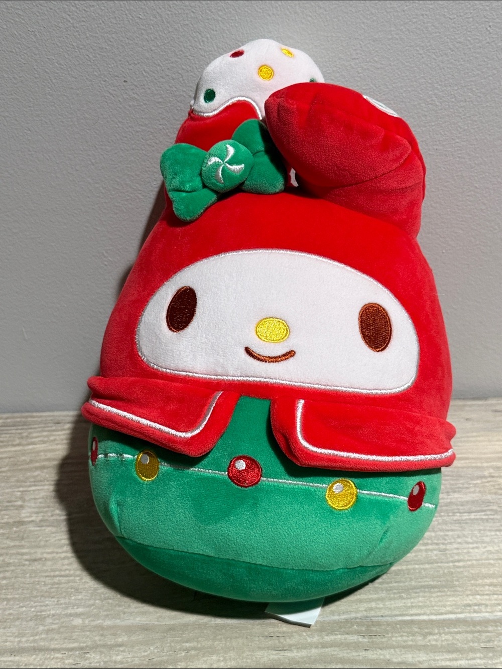 Sanrio My Melody Red & Green Holiday Plush